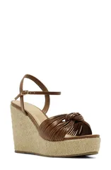 アレッツォ レディース シューズ サンダル プラットフォーム Arezzo Platform Wedge Sandal Soul Naturalのサムネイル