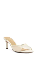アレッツォ レディース シューズ ヒール サンダル Arezzo Audrey Sandal Crema White ホワイトのサムネイル