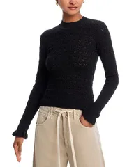 シー レディース トップス シャツ ニット Sea Ruby Knitop Black ブラックのサムネイル