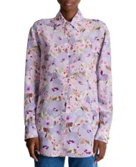 バルマン レディース トップス シャツ プリント コットン Balmain Printed Cotton Poplin Shirt Multicolor マルチカラーのサムネイル