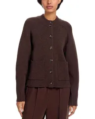 ラグアンドボーン レディース アウター カーディガン モックネック rag bone Bridget Mock Neck Cardigan Brown ブラウンのサムネイル