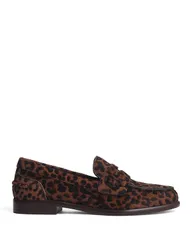 ラグアンドボーン レディース シューズ スリッポン・ローファー rag bone Womens Carter Calf Hair Penny Loafers Leopard Cheetah アニマルのサムネイル