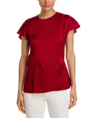 ヴィクトリア ベッカム レディース トップス シャツ Victoria Beckham Pleat Detail Top Roseのサムネイル