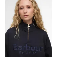 バブアー レディース アウター ニット・セーター Barbour Womensara Jumper Dark Navy ネイビーのサムネイル