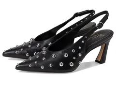 ナチュライザー レディース シューズ ヒール Naturalizer 27 Edit Elaine Black Stud Leather ブラックのサムネイル