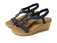スケッチャーズ レディース シューズ ヒール SKECHERS Beverlee Date Glam Navy ネイビーのサムネイル