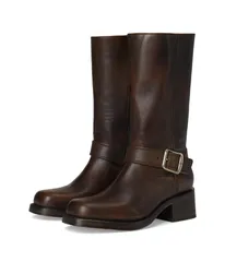 フライ レディース シューズ ブーツ・レインブーツ Frye Campus Buckle Dark Brown ブラウンのサムネイル