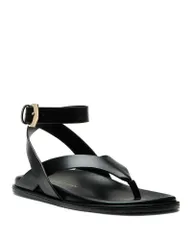 スチュアート ワイツマン レディース シューズ サンダル レザー Stuart Weitzman Womens MaryKate Leather Sandals Black ブラックのサムネイル