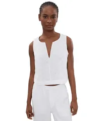 スプレンディット レディース トップス シャツ Splendid Kenzie Geo Eyeletank White ホワイトのサムネイル
