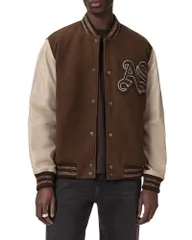 オールセインツ メンズ アウター ジャケット・ブルゾン ALLSAINTS Holloway Bomber Jacket BrownWhite ホワイトのサムネイル