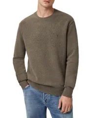 オールセインツ メンズ アウター ニット・セーター レギュラーフィット クルーネック ALLSAINTStatten Regular Fit Crewneck Sweater Dusky Greenのサムネイル