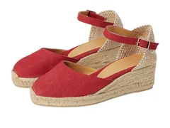 カスタ ニエール レディース シューズ ヒール CASTANER Carol 30 Wedgespadrille Rojo Carminのサムネイル