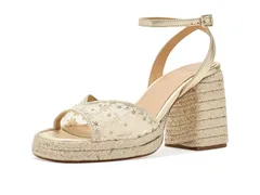 カスタ ニエール レディース シューズ ヒール サンダル CASTANER Vals Heel Sandals BlancoOroのサムネイル