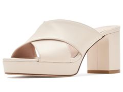 스튜어트 와이츠만 레이디스 슈즈 힐 플랫폼 Stuart Weitzman Dayna Platform Slide Linen