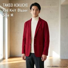 [미품]TAKEO KIKUCHI 타케오키쿠치 니트 재킷 레드 레드