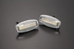 [유성 버전] LA900S/LA910S 태프트 외 다이하츠 차용 LED 크리스탈 사이드 마커 [2패턴 점등 전환] - LA650S/LA660S 탄트·LA350S/LA360S 미라이스(클리어 렌즈)ts