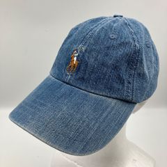 極美品】ポロラルフローレン ライトインディゴ デニムベースボール