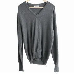スコットランド製  SAKS FIFTH AVENUE  100% CASHMERE カシミヤ  Vネック ニット セーター メンズ 46 /117cmのサムネイル
