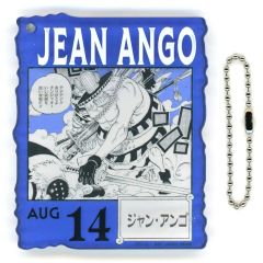 [중고] 키홀더 AUG.14 장·앙고 아크릴 블록 매력 [이치 반 쿠지 원피스 ONE PIECE BASE SHOP 복권 366DAYS OF BIRTHDAYS(7~9월)] 아크릴 블록 매력상
