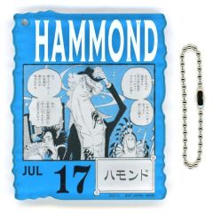 [중고] 키홀더 JUL17. 하몬드 아크릴 블록 매력 [이치 반 쿠지 원피스 ONE PIECE BASE SHOP 복권 366DAYS OF BIRTHDAYS (7 ~ 9 월)] 아크릴 블록 매력상