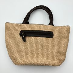 伝統工芸品 関川しな織 ポーチ しな布 大きなポーチ 科布 榀布 - メルカリ