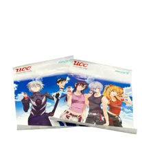 ムービック ヱヴァンゲリヲン新劇場版：Q UCCミルクコーヒーヱヴァ缶 カヲル＆シンジ マリ＆レイ＆アスカ B2ポスター2枚セット