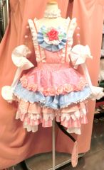 アンジェリックプリティエプロン風スカートとカチューシャセット