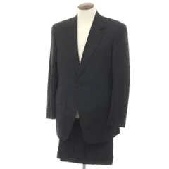 【中古】カナーリ CANALI Super120’S ウール 2つボタンスーツ ブラック【サイズ50】【メンズ】のサムネイル