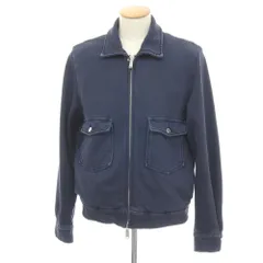 【中古】ディースクエアード DSQUARED2 コットン ダブルジップブルゾン ネイビー【サイズXS】【メンズ】のサムネイル