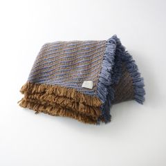 26ss 新品NIMNIMDUAI ニムニムデュアイ リネン ストール ネイビー