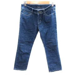ルスーク Le souk サブリナパンツ クロップド デニム 36 S 紺 ネイビー /AUのサムネイル