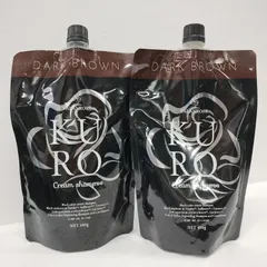 Y6270 VALANROSE バランローズ VR クロクリームシャンプー ダークブラウン 400g 計2点セットのサムネイル