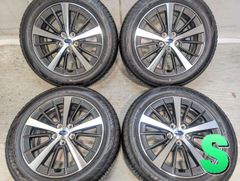 美品・ガリ傷なし】WRX S4 VBH 純正ホイール、タイヤセット 4本送料込