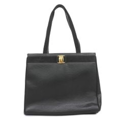 極美品 Ferragamo フェラガモ トートバッグ 黒 A4可 イタリア製 - メルカリ