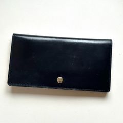 極美品✨】セリーヌ 長札入れ 馬車金具 レザー ブラック ヴィンテージ 