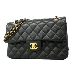 샤넬(Chanel) 샤넬 숄더백 마트라세 W플랩 W체인 램스킨 블랙 레이디스