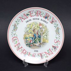 新品 未使用 ウェッジウッド ピーターラビット クリスマスプレート