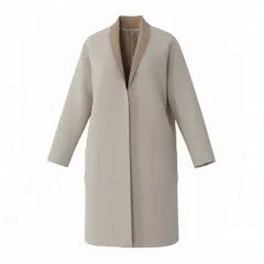 26f16 MaxMara マックスマーラ  ウールコート アウター Sサイズ ベージュ レディース 女性用u02tのサムネイル