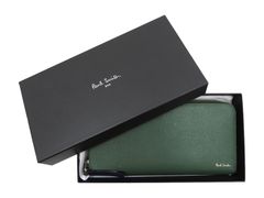 期間限定値下げ中】ポールスミス 長財布 ラウンドファスナー グリーン