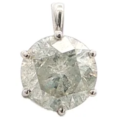 2ct シンプルライン ダイヤモンドペンダントトップ Pt999-0.9g プラチナ【♀】【S】【レディース】★■615693【中古】