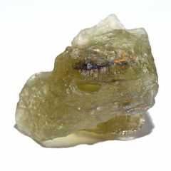 D433-12〕超透明 シトリン 布袋像 布袋様 布袋尊 彫刻 置物 台付き