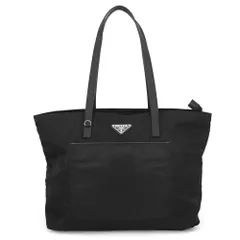 プラダ トートバッグ トライアングルロゴ ショッピングバッグ ナイロン 1BG052 PRADA 黒のサムネイル