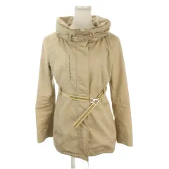 Sマックスマーラ 'S Max Mara コート ビッグカラー 38 ベージュ フード付き 長袖 ベルト付き /AH44 ■ECD005のサムネイル
