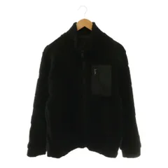 ブラックレーベルクレストブリッジ BLACK LABEL CRESTBRIDGE ジップアップ ボア ジャケット アウター メッシュ裏地 M ブラック /CX ■OSのサムネイル