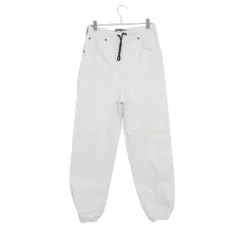 Alexander Wang アレキサンダーワン デニムパンツ サイドライン ロゴ テープ ジョガー イージー ボトムス ホワイト S レディース 【中古】のサムネイル