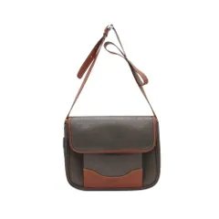 LOEWE ロエベ ショルダーバッグ アナグラムロゴ メッシュレザー 斜め掛け レディース ブラウン レディース 【中古】のサムネイル