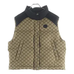 GUCCI (グッチ) GGコットンキャンバスダウンベスト ベージュ #36 774910のサムネイル