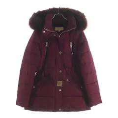 MICHAEL KORS (マイケルコース) フェイクファー フーデッド ダウンジャケット ボルドー レディース 77C5471M42のサムネイル