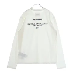 JIL SANDER (ジルサンダー) 24AW T-SHIRT LS バックロゴプリント クルーネック 長袖Tシャツ カットソー ホワイト J22GC0188 J46219のサムネイル