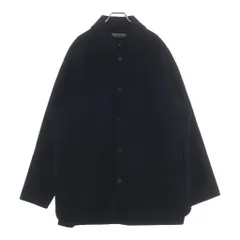 Acne Studios (アクネ ストゥディオズ) ソフトウール オーバーサイズ シャツジャケット ブラック FN-MN-OUTW000587のサムネイル
